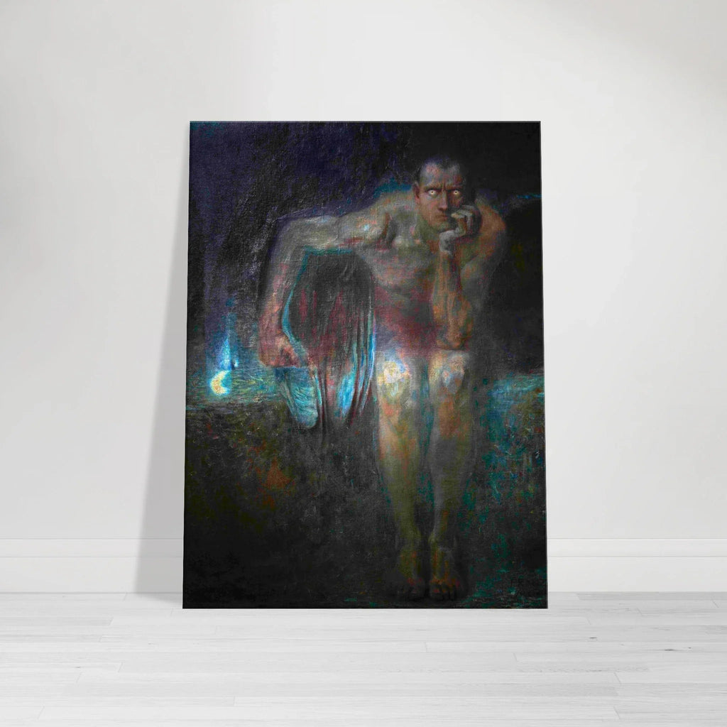 The Haunting Darkness of Franz von Stuck's Lucifer