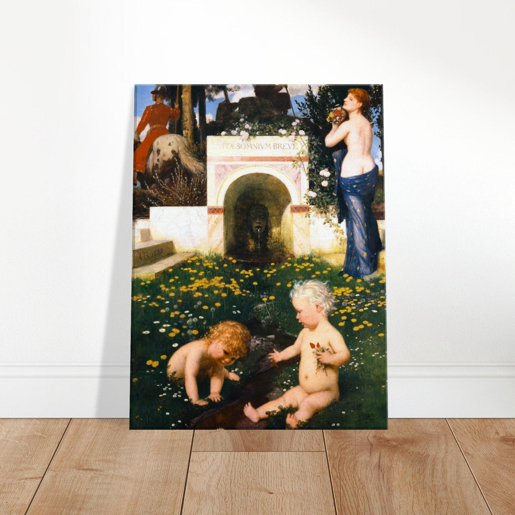 "Vita somnium breve" by Arnold Böcklin – A Symbolist Masterpiece for Your Space