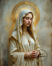 Veils of the Blessed Mother Art Bundle | Christian Art Wall Decor (Digital Download)