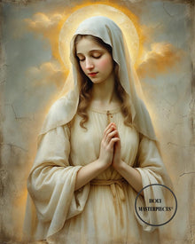 Veils of the Blessed Mother Art Bundle | Christian Art Wall Decor (Digital Download)