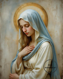 Veils of the Blessed Mother Art Bundle | Christian Art Wall Decor (Digital Download)