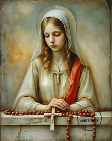 Rosary Devotion Collection Art Bundle | Christian Art Wall Decor (Digital Download)