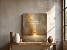 The Light Shines in the Darkness John 1:5 Print Christian Wall Art (Digital Download)
