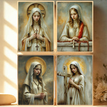 Rosary Devotion Collection Art Bundle | Christian Art Wall Decor (Digital Download)