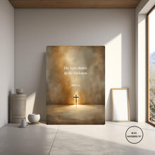 The Light Shines in the Darkness John 1:5 Print Christian Wall Art (Digital Download)