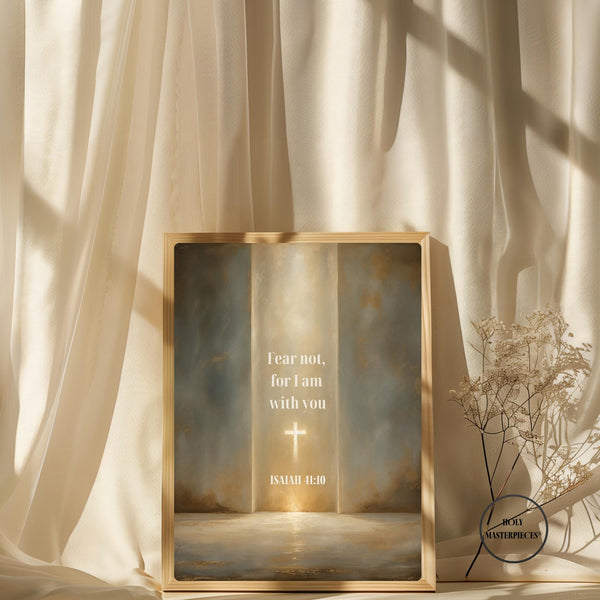 Fear Not for I Am With You Isaiah 41:10 Christian Art (Digital Download)